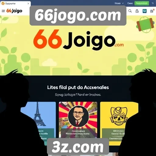 Acessibilidade e navegação no site 66jogo.com